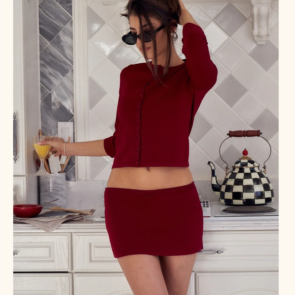 Mirror Palais Knit Skort